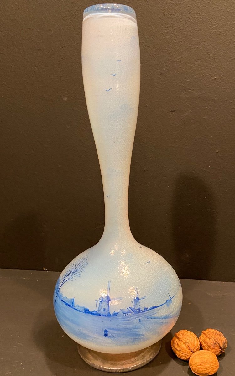 Large Vase Signed Daum