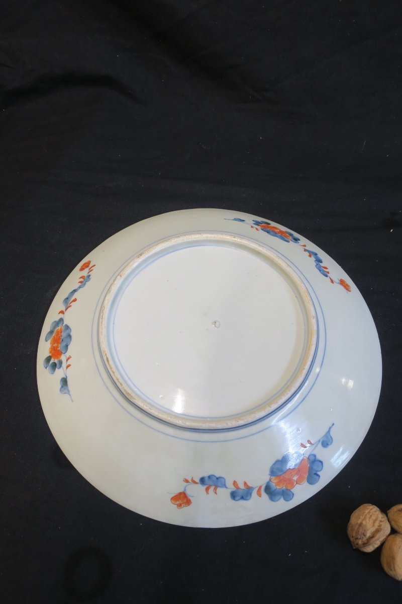 Pair Of XIXth Porcelain Dishes, Imari-photo-2