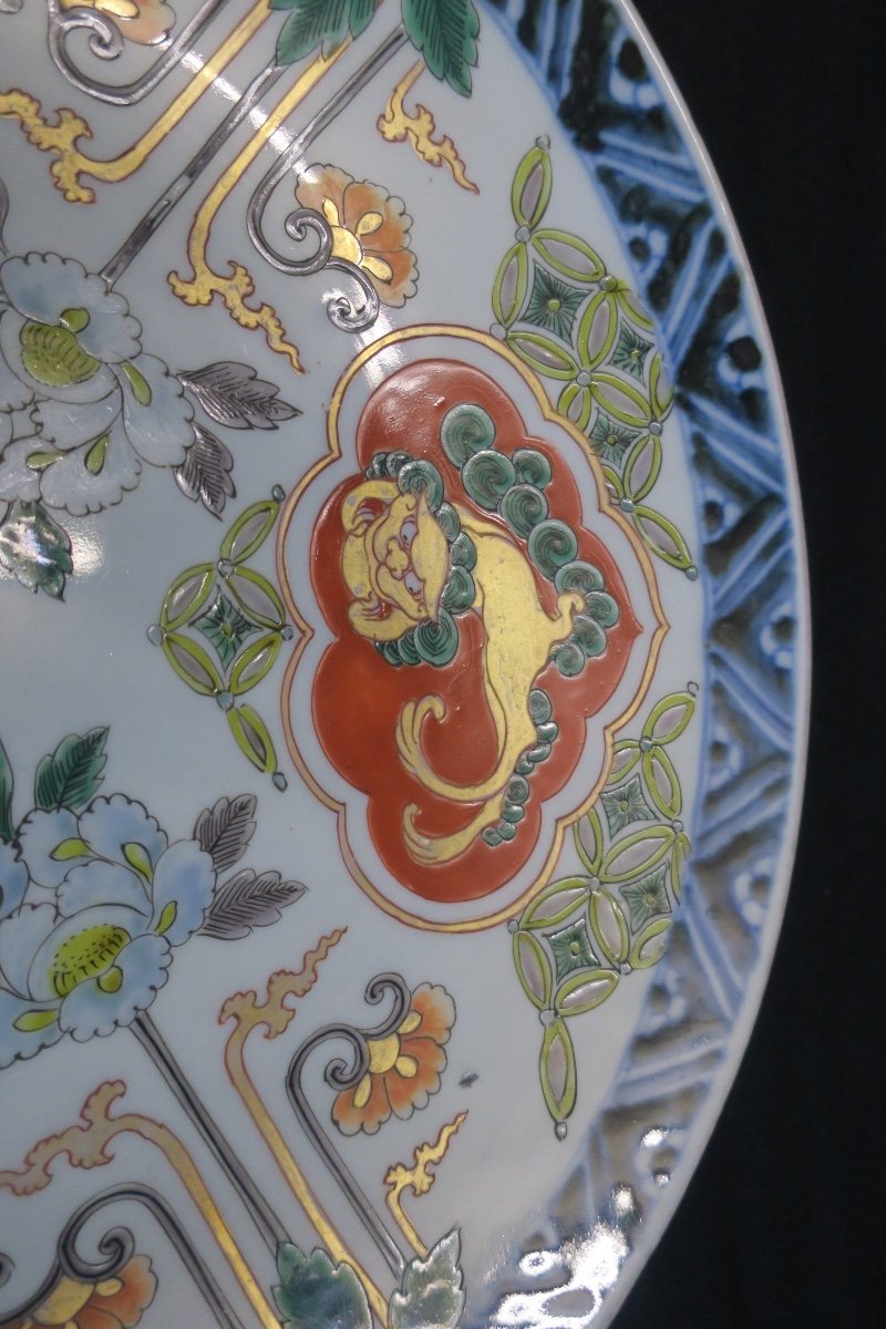 Pair Of XIXth Porcelain Dishes, Imari-photo-5