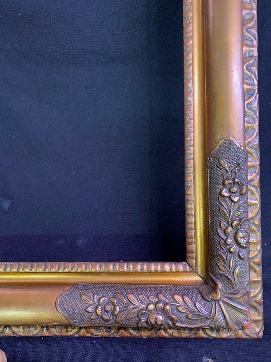 XIXth Century Golden Frame-photo-4