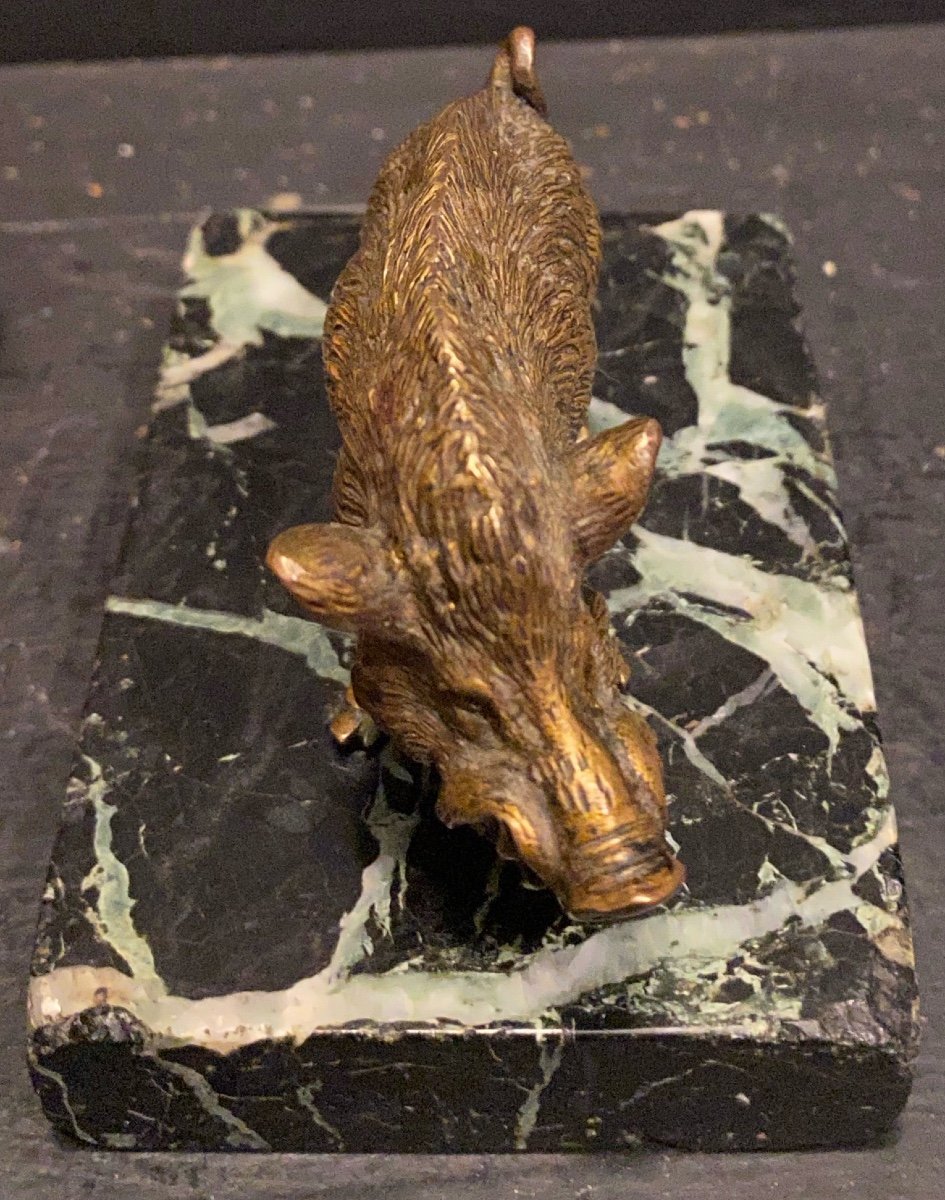 Small Bronze Boar-photo-3