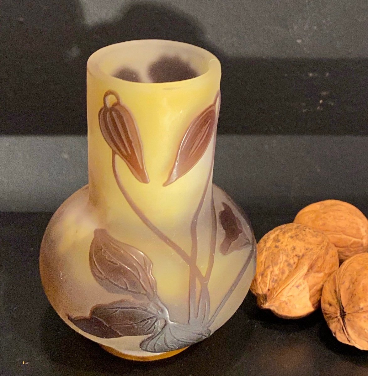 Art Nouveau, Gallé Vase School Of Nancy-photo-2