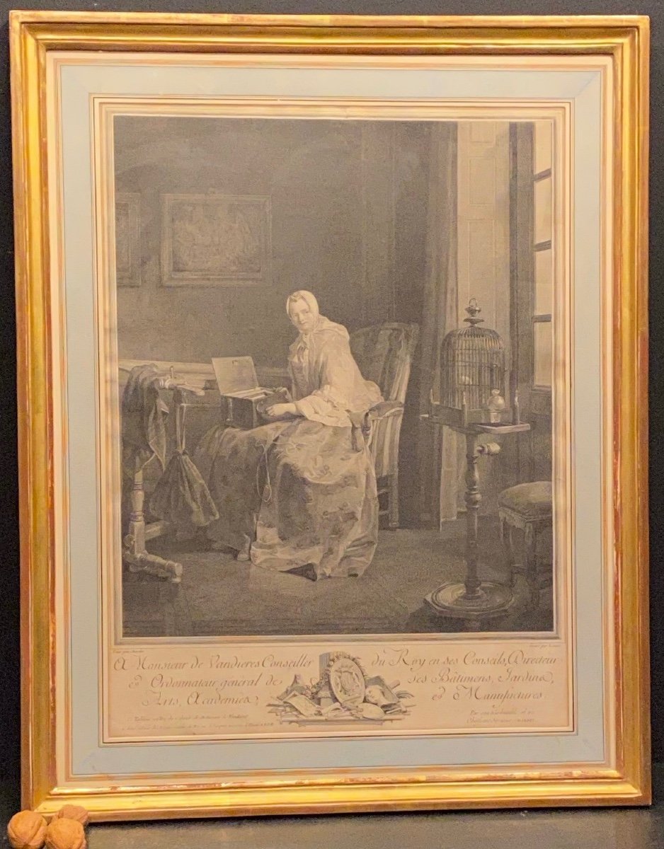 Engraving By Monsieur De Vandieres-photo-2