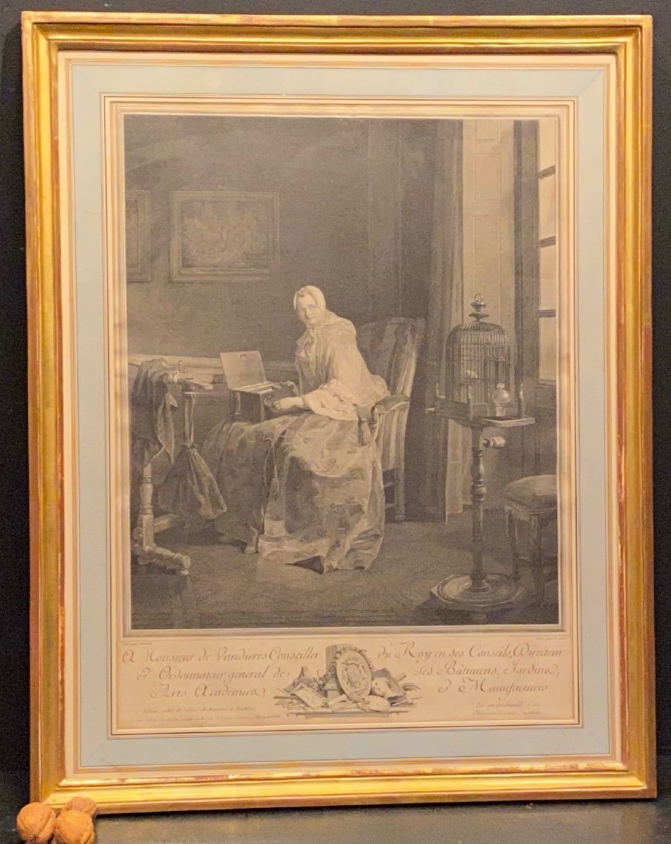 Engraving By Monsieur De Vandieres