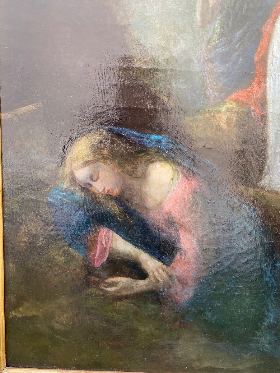Table, Painting Of Saint Madeleine-photo-2
