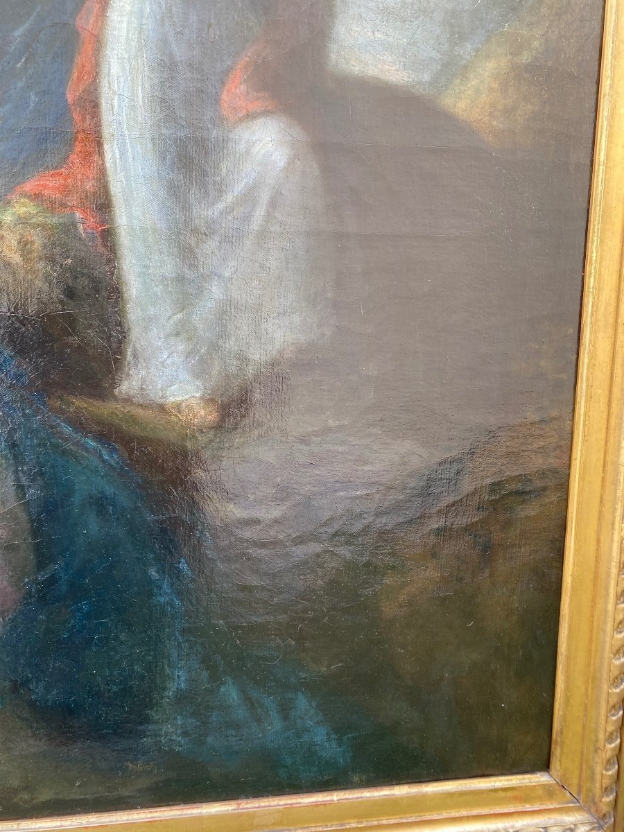 Table, Painting Of Saint Madeleine-photo-3