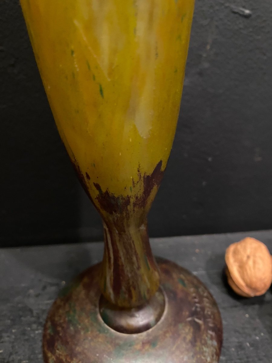 Vase Daum à Plaquettes-photo-2