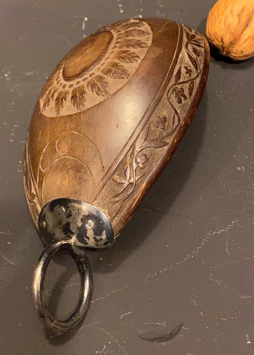 Coupe à Boire En Noix De Coco Sculptée-photo-3