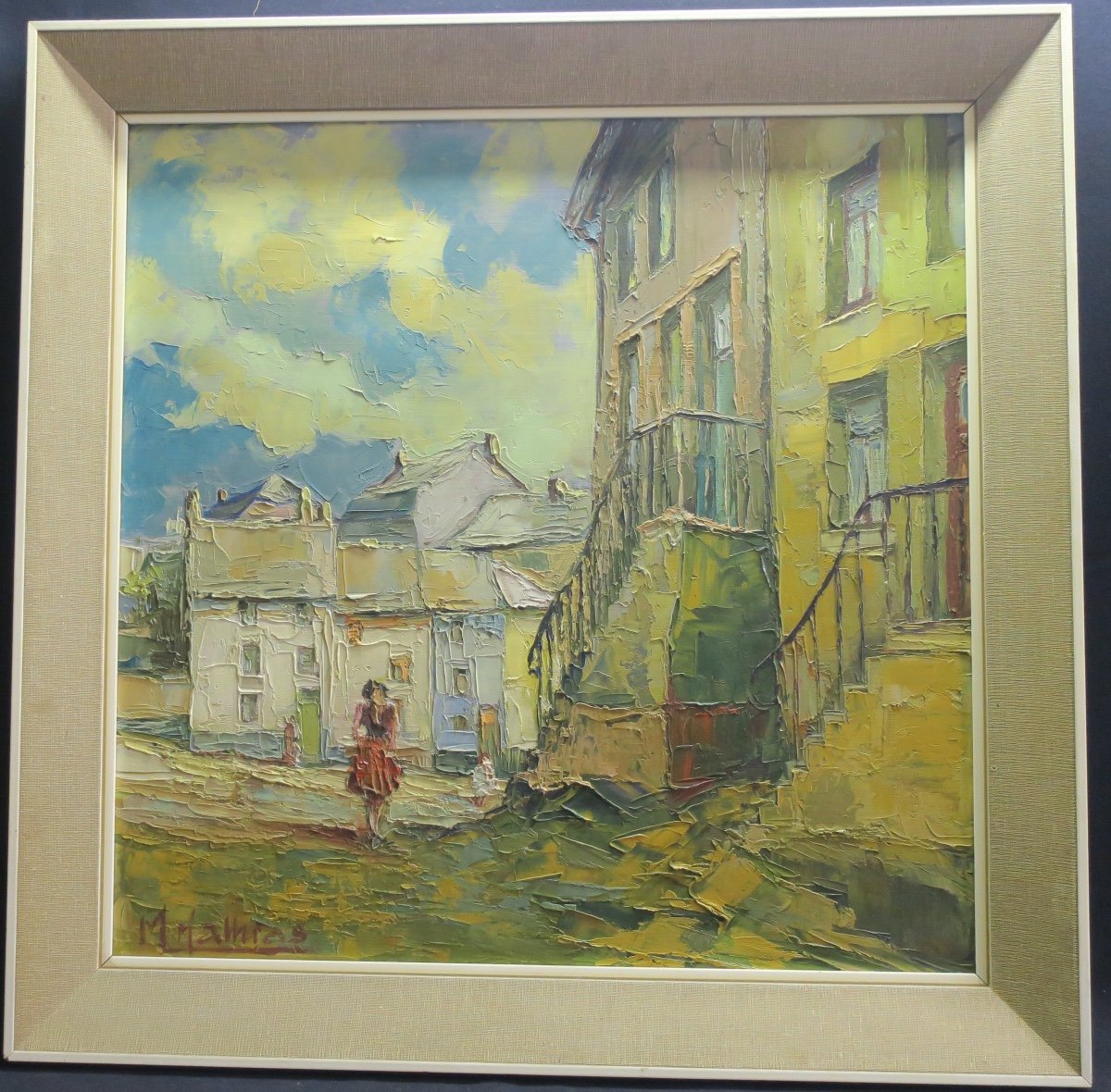 Tableau, Jeune Fille Au Village