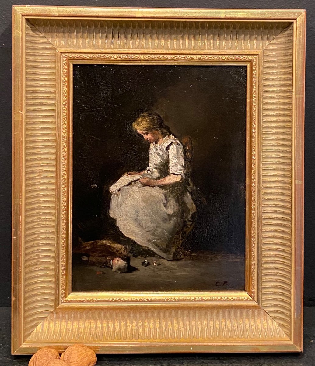 Tableau, Peinture Du XIX° Siècle-photo-2