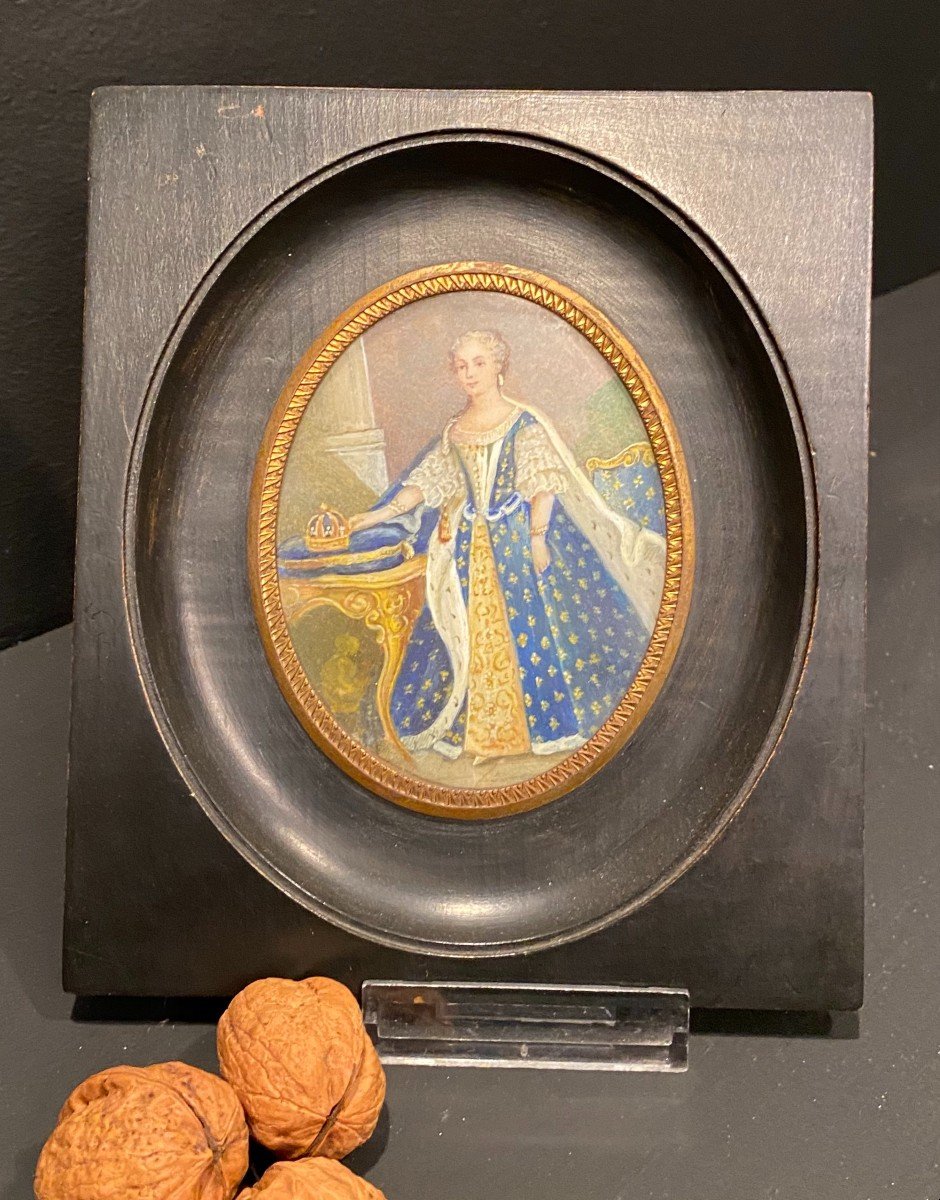 Miniatures, Louis XV Et Son épouse-photo-2
