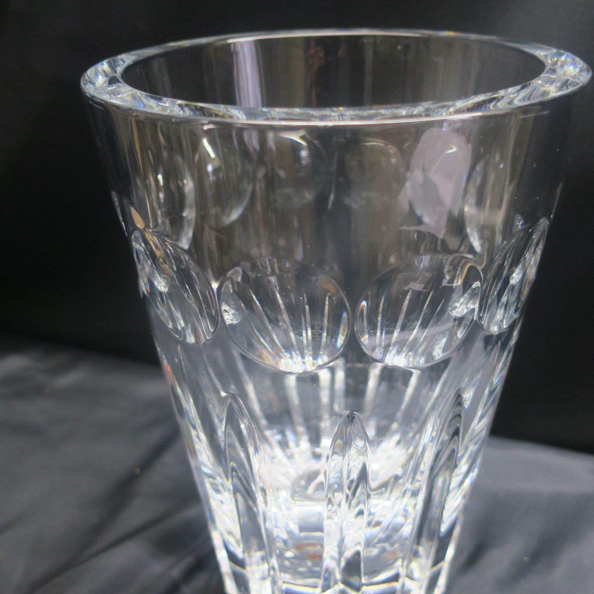 Daum Crystal Vase-photo-3