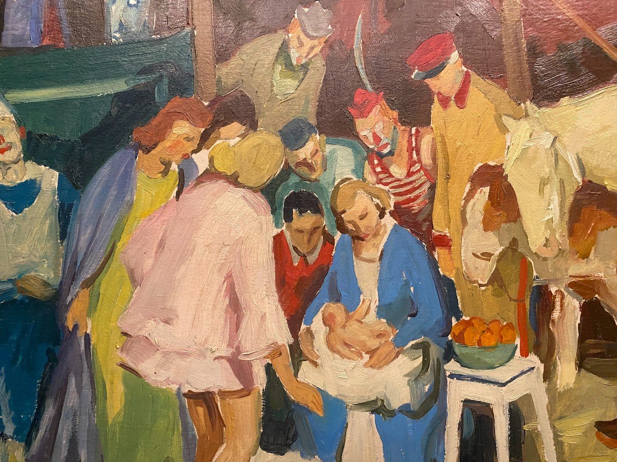 Tableau, Peinture Signée Husson-photo-4