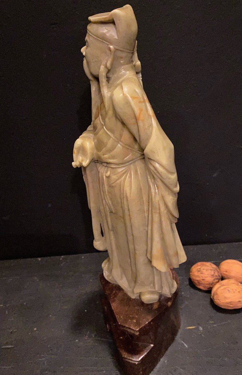 Statuette, Man In Bacon Stone-photo-4