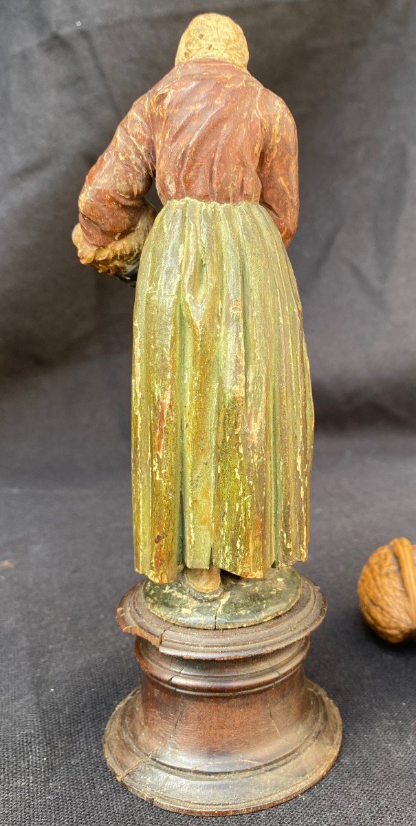 Statuette XVIII°, Femme Au Manchon-photo-4