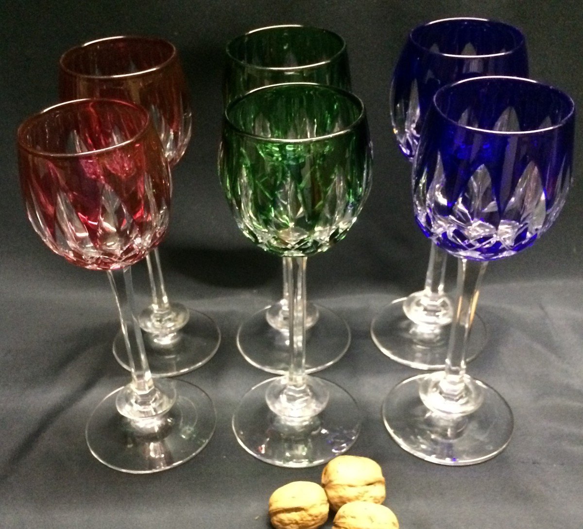 6 Baccarat Glasses