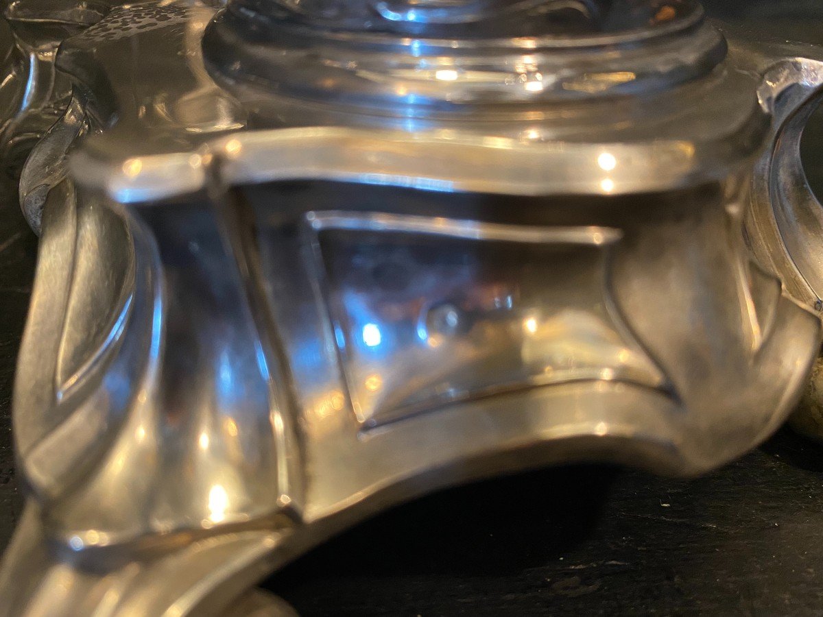 Cruet Vinegar In Sterling Silver-photo-4