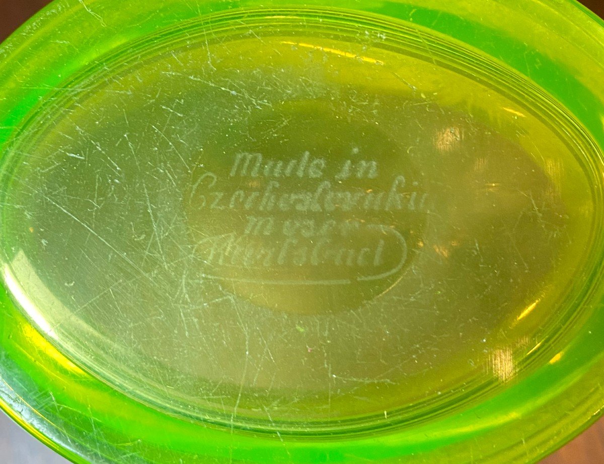 Vase De Karlsbad , Signé Moser-photo-4