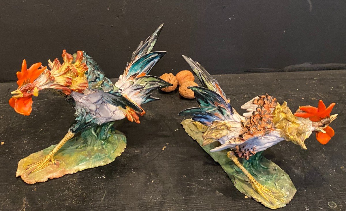 Cockfight, Carbet Ceramics-photo-4