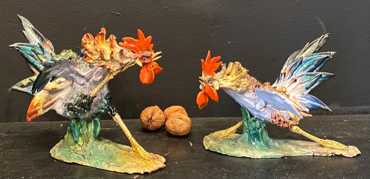 Cockfight, Carbet Ceramics