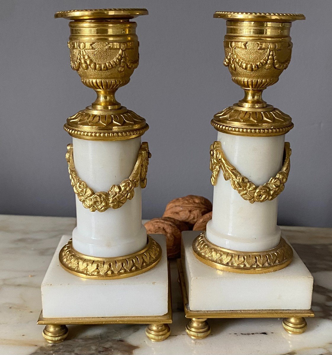 Paire De Petits Bougeoirs-photo-4