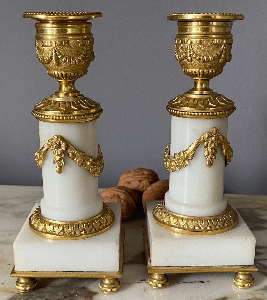 Paire De Petits Bougeoirs-photo-1