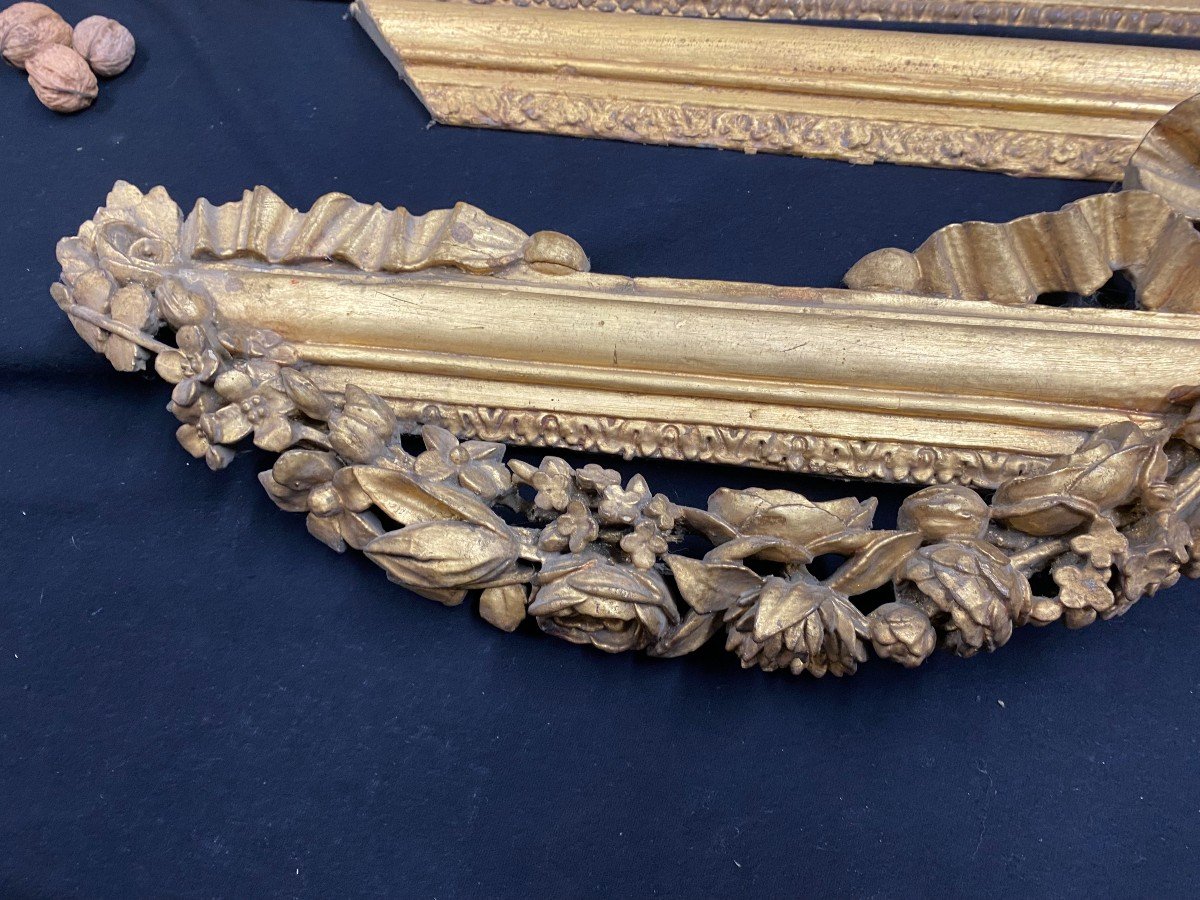 18th Century Carved And Gilded Wood Chopsticks-photo-3