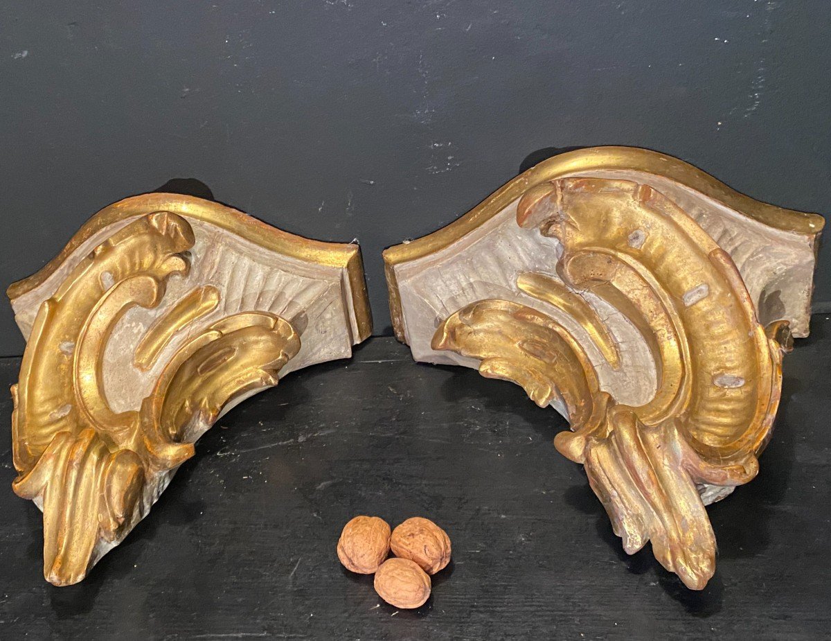 Pair Of 18th Century Wall Consoles-photo-3
