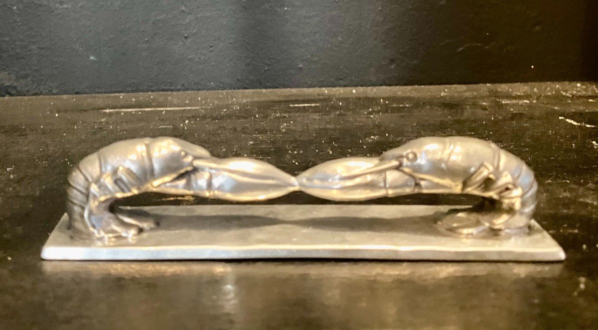 12 Knife Holders, Pewter From The Past-photo-4
