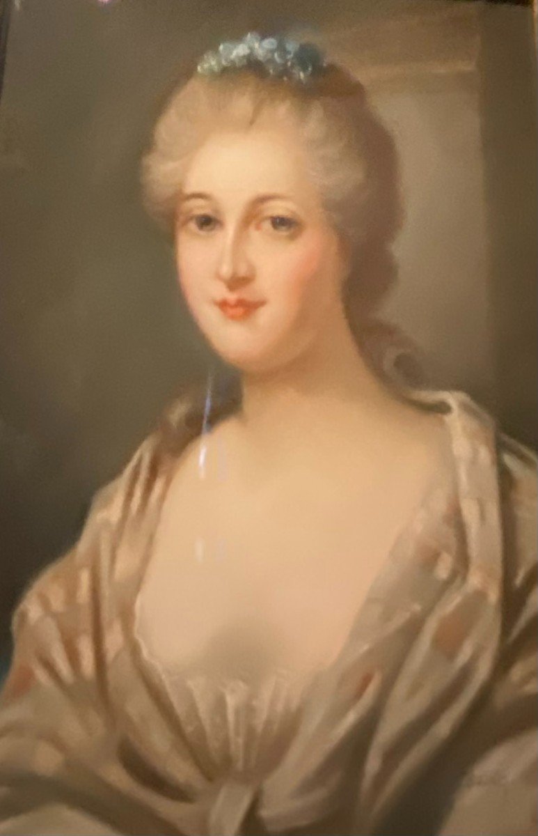 Deux Pastels, Portraits De Femme-photo-4