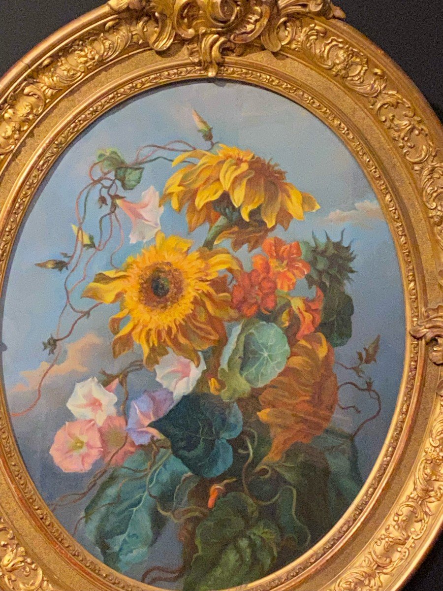 Tableau, Pastel De Fleurs.-photo-4