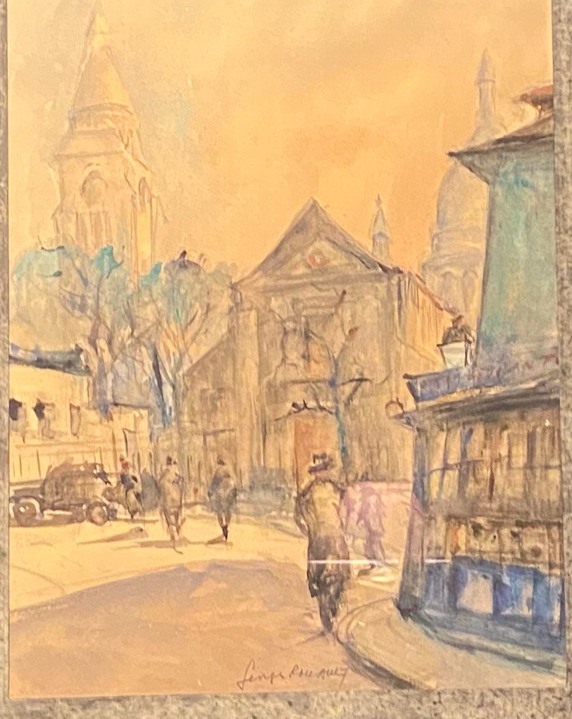 Tableau, Aquarelle Signée Georges Rouault-photo-3