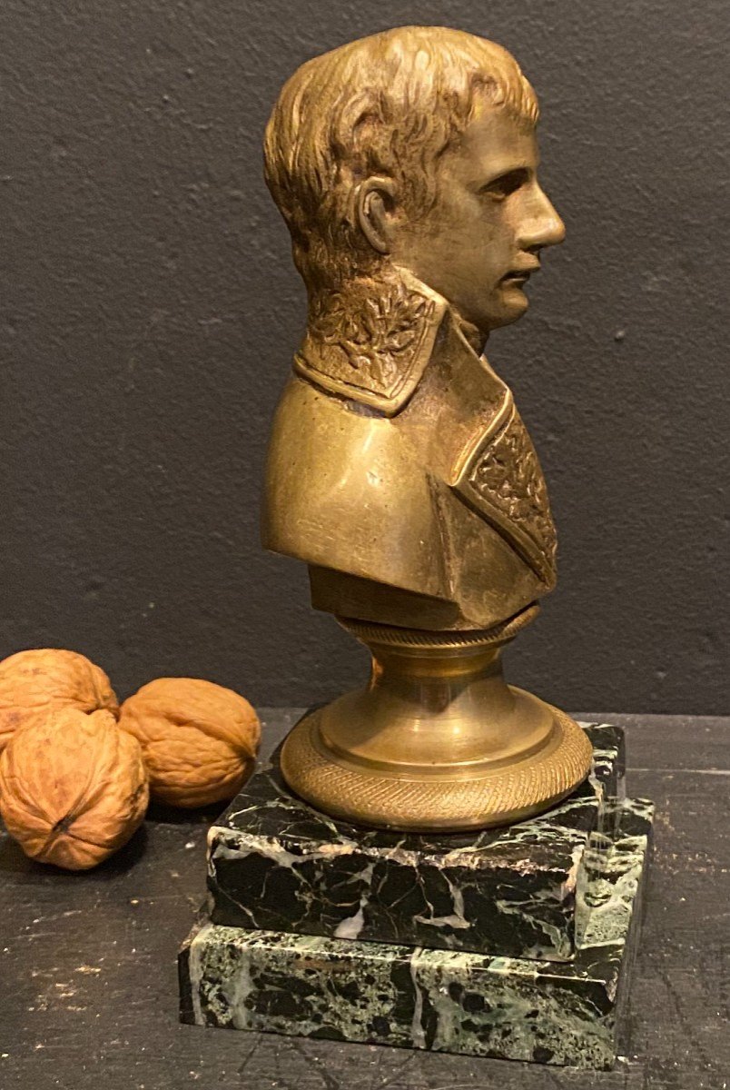 Buste En Bronze d'Un Général d'Empire-photo-2