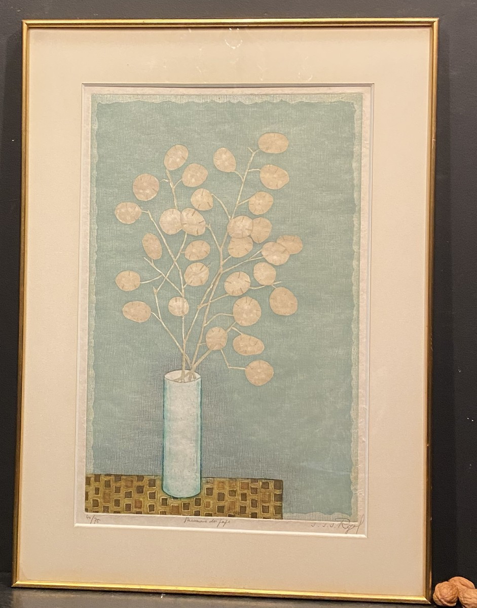 Lithograph By Jean Jacques Joachim Rigal