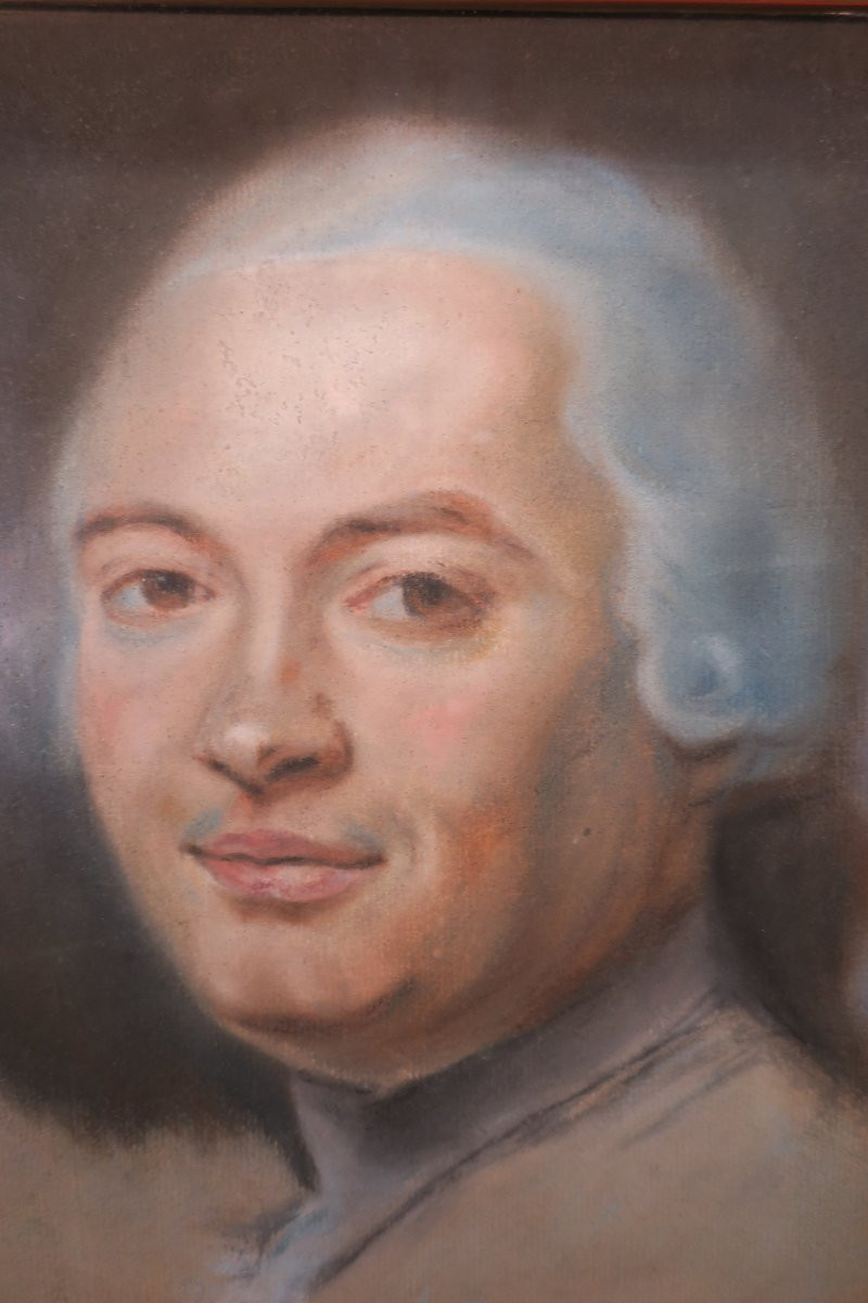 Pastel d'époque XIX° Représentant Jacques Laure Le Tonnelier De Breteuil-photo-1