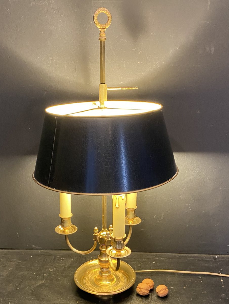 Lampe Bouillotte En Bronze-photo-2