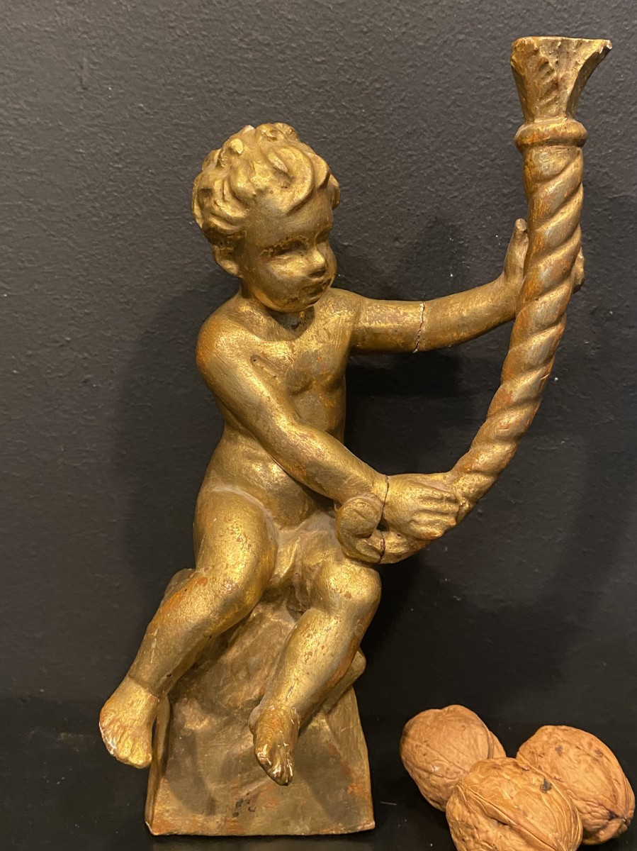 Gilded Wooden Putti
