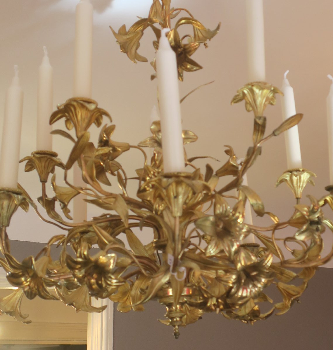 Lustre Aux Fleurs De Lys-photo-3