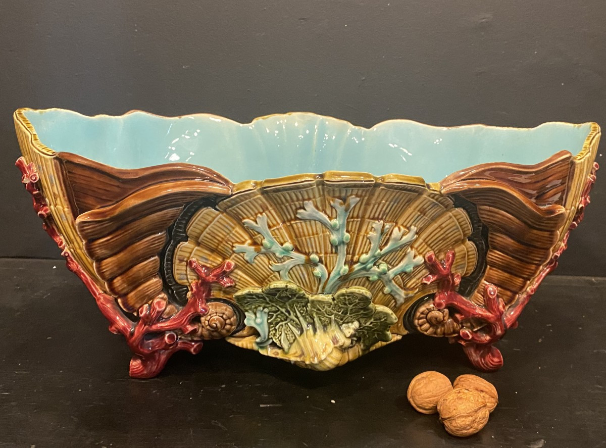 Earthenware Planter, Sarreguemines