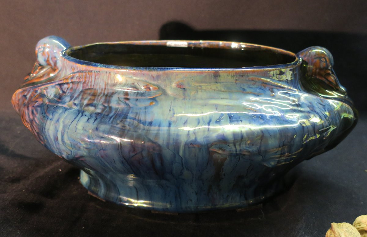 Art Nouveau Planter, Nancy School Of Rambervillers-photo-1