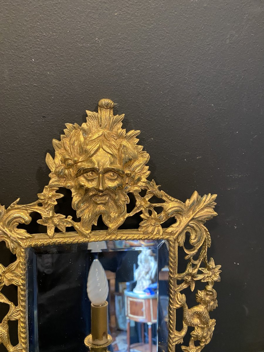 paire d'appliques à deux bras de lumière-photo-2