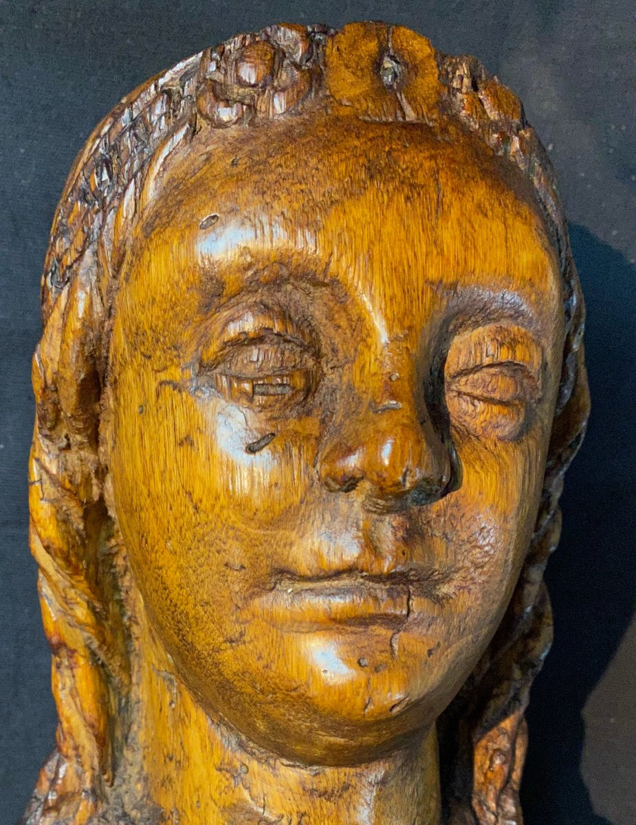 Statue Of Saint Madeleine, 17th Century.-photo-3