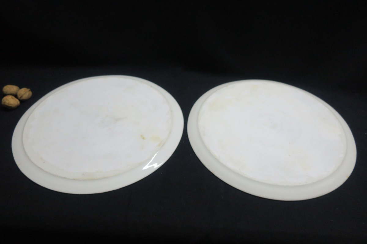 paire de plats en porcelaine de limoges-photo-4