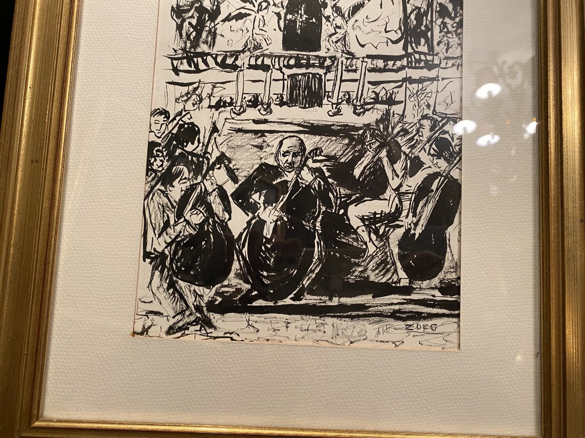dessin à l'encre de chine signé Zdeg-photo-3