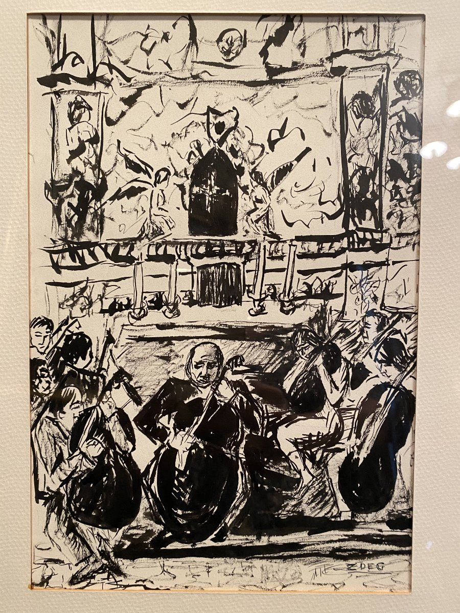 dessin à l'encre de chine signé Zdeg-photo-4