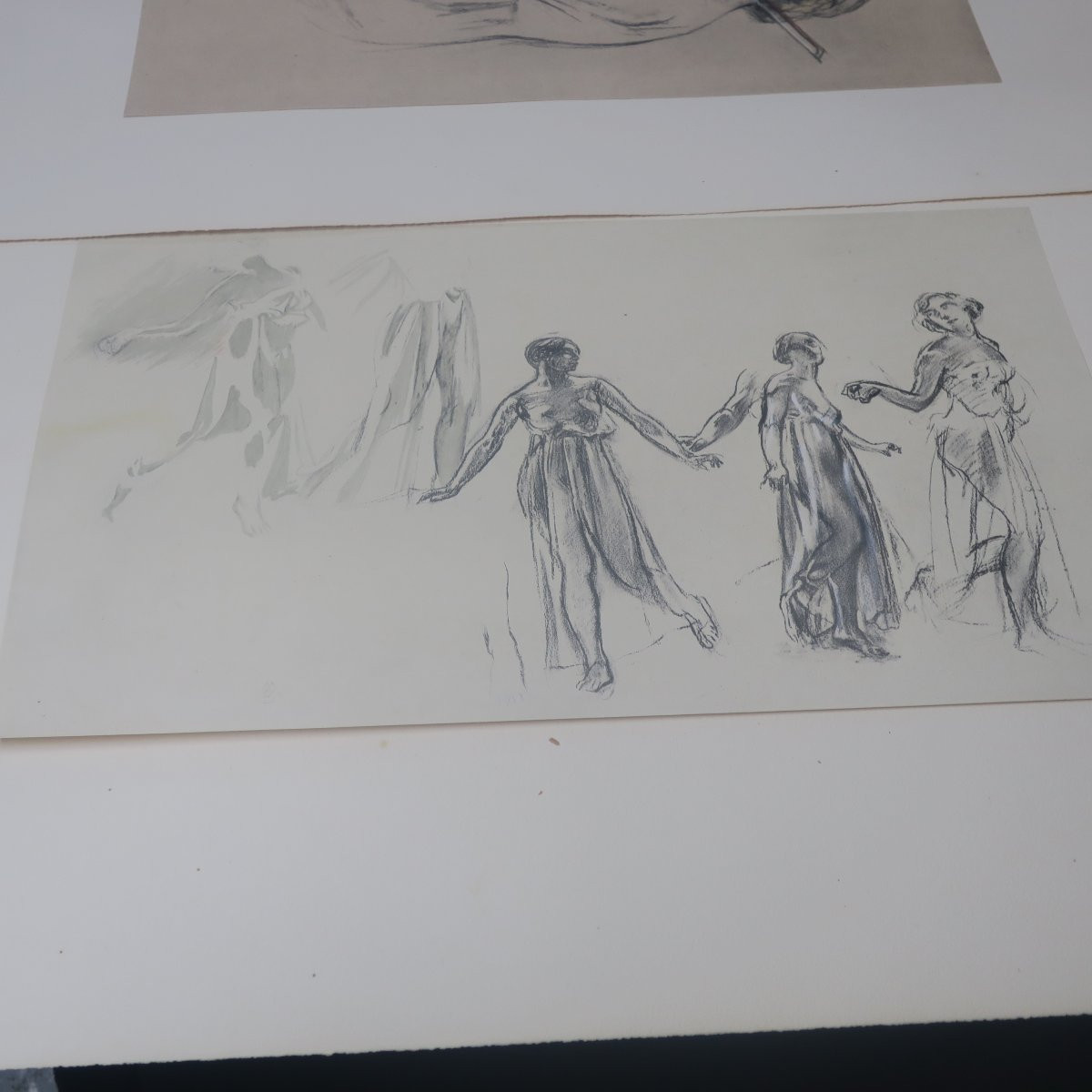 Maurice Denis,. vingt cinq Ssanguines, dessins réhaussés et dessins reproduits e-photo-3