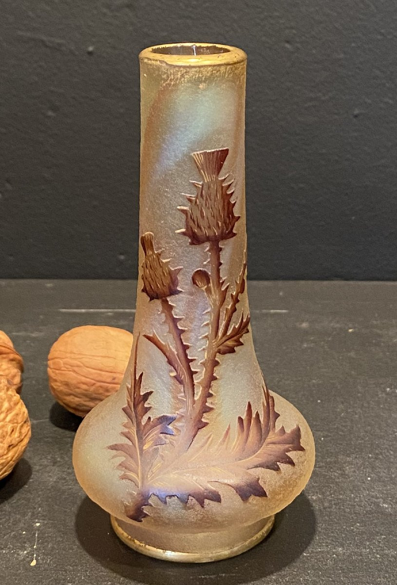 petit vase Daum, Ecole de Nancy-photo-2