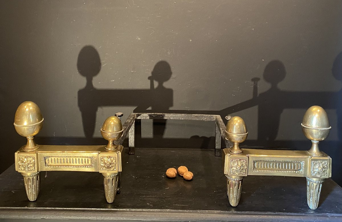 Louis XVI Period Andirons-photo-2
