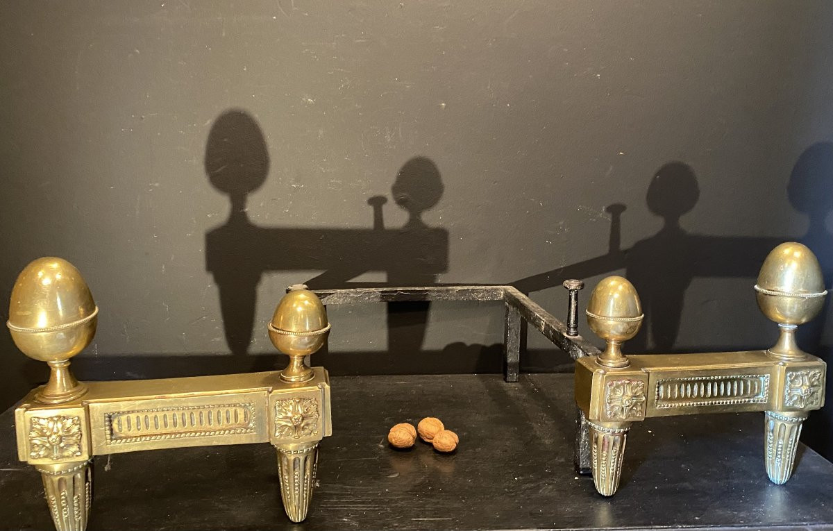 Louis XVI Period Andirons-photo-4