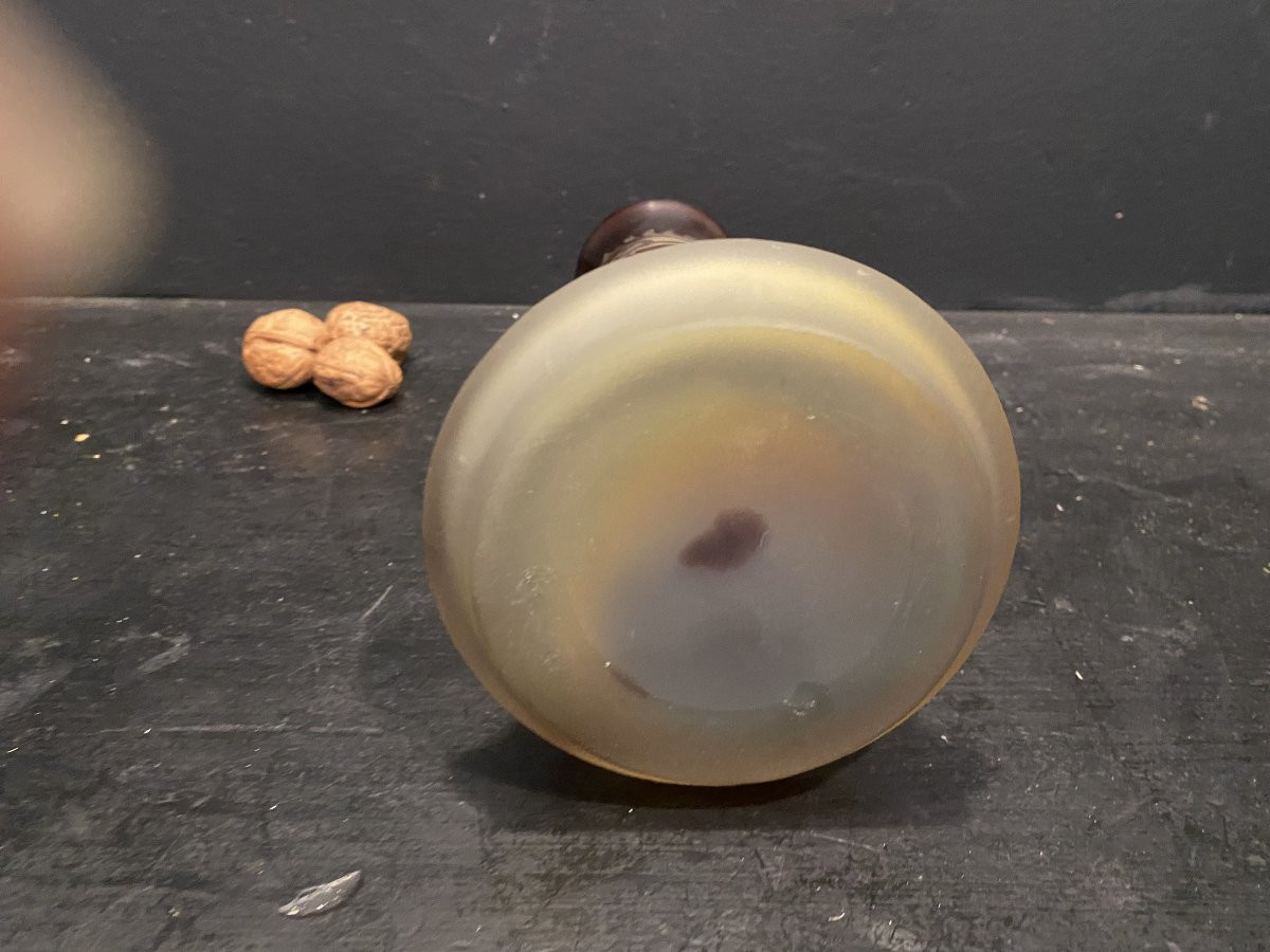 vase Gallé à décor de glycine-photo-6